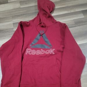 Reebok Men's Red Hoodie